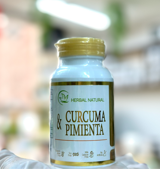 Cúrcuma + pimienta 100 cápsulas